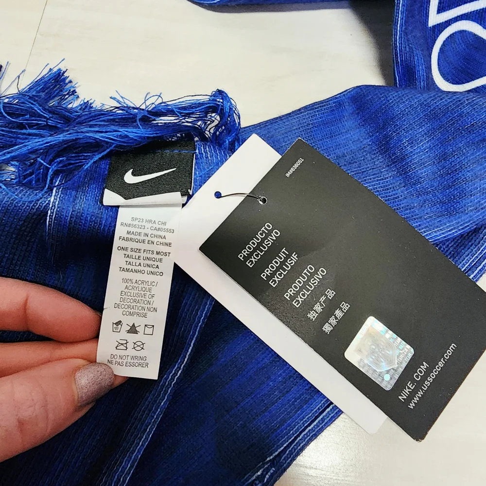 Nike USA Women's USWNT Blue Double Sided Scarf